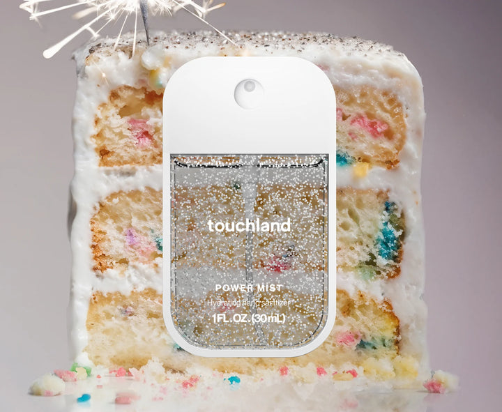 TouchLand     
Confetti Cake Hydrating Hand Sanitizer with cover ♥️