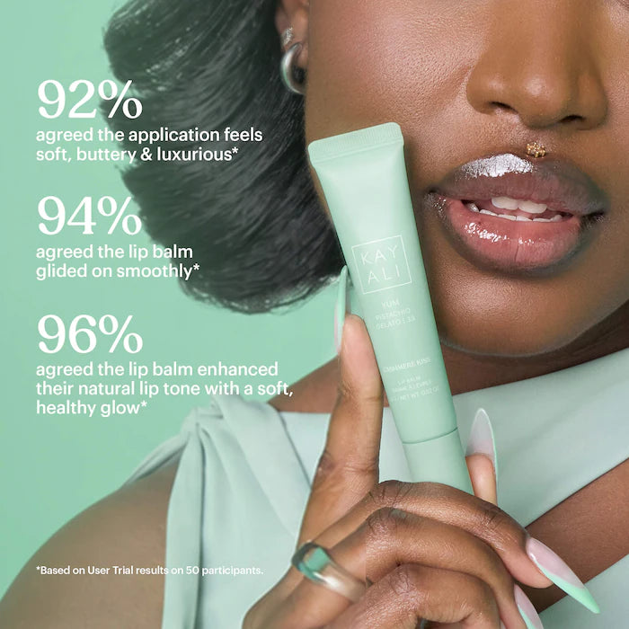 KAYALI 
Yum Cashmere Kiss Hydrating Lip Balm💚