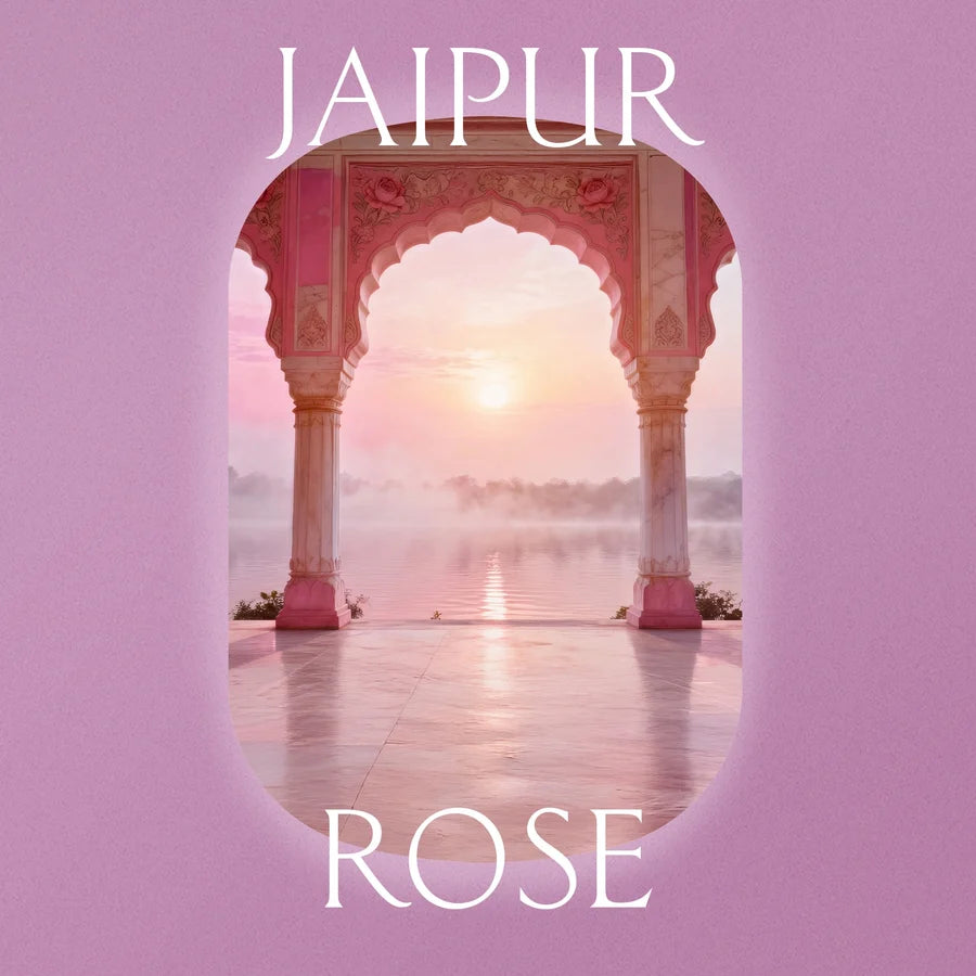 Fable & Mane  
Jaipur Rose Hair & Body Mist with Saffron + Black Amber 🩷