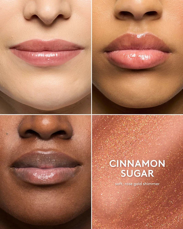 Fenty Beauty  
FENTY TREATZ HYDRATING + STRENGTHENING LIP OIL 
Cinnamon Suger 🍩✔️