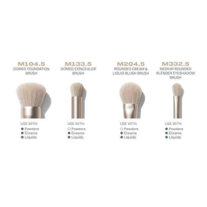 Morphe 
Riches Come True 5-Piece Brush & Tool Set 🤍✔️