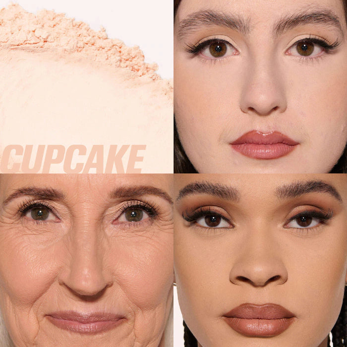 HUDA BEAUTY   
Easy Bake Loose Baking & Setting Powder - Cupcake 🧁 ✔️