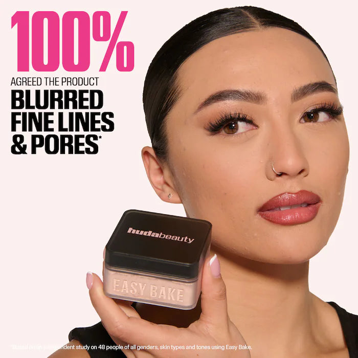 HUDA BEAUTY   
Easy Bake Loose Baking & Setting Powder - Cupcake 🧁 ✔️