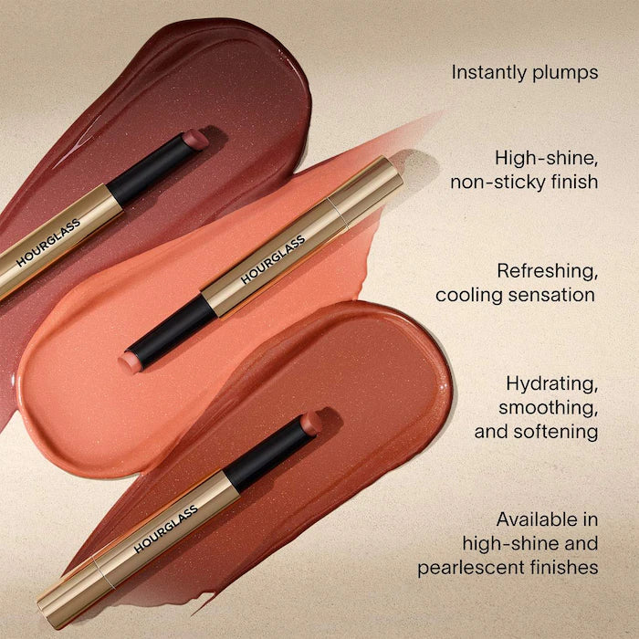 Hourglass   
Phantom Volumizing Glossy Lip Balm - wish 95 🤎