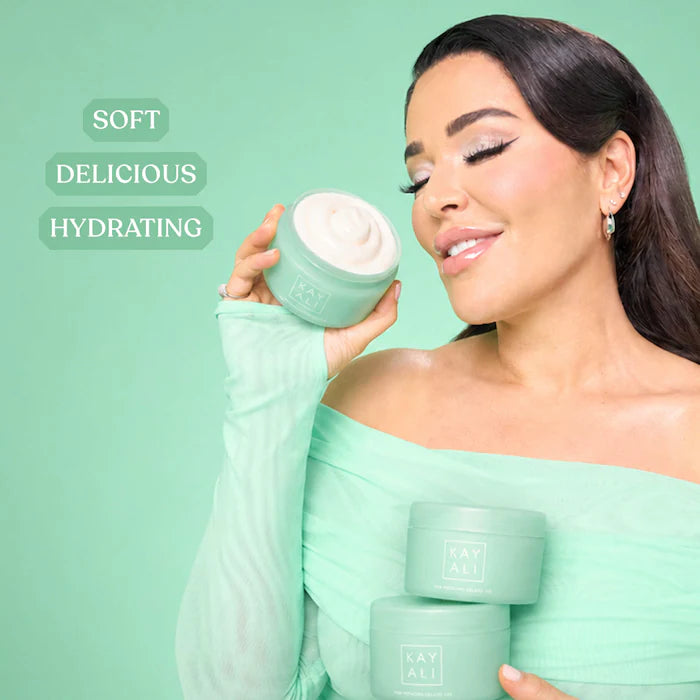 KAYALI 
Yum Pistachio Gelato | 33 Silk Soufflé Body Cream with Hyaluronic Acid + KAYALI Dream Elixir 💚