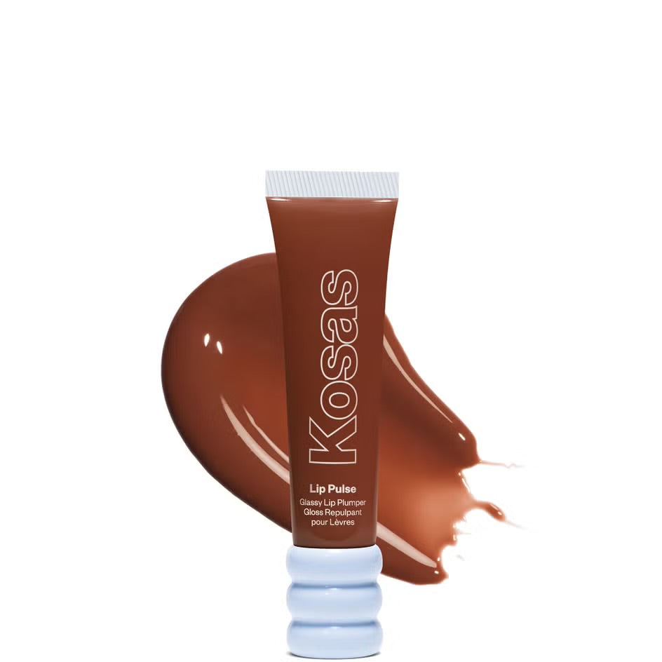 KOSAS 
Lip Pulse Glassy Lip Plumper balm 🤎