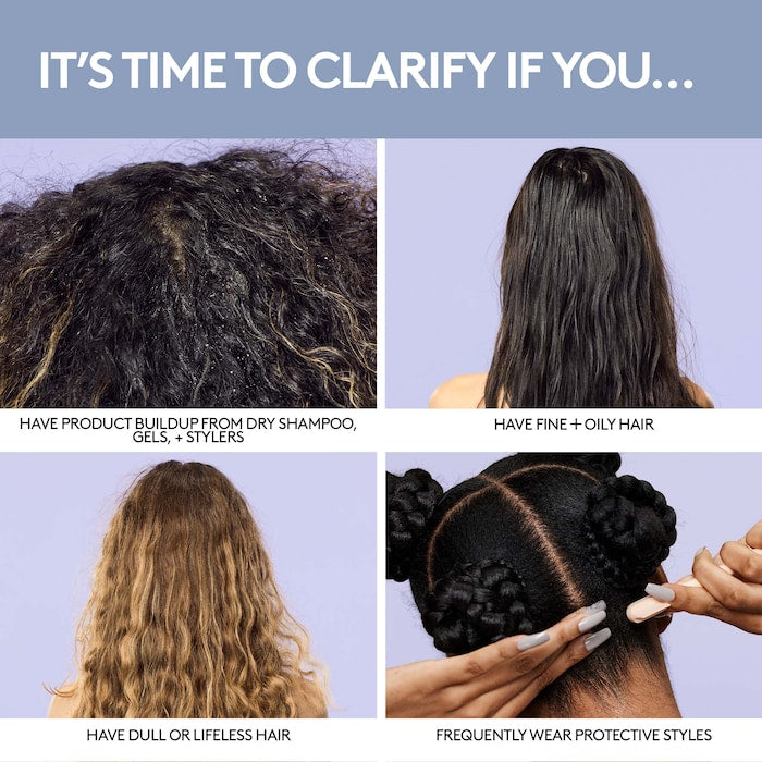 Fenty Hair 
The Clear Thinker Clarifying Detox Shampoo 🤍