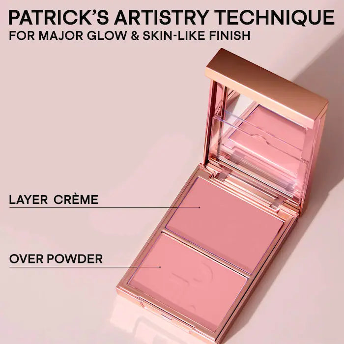 PATRICK TA 
Major Headlines Double-Take Crème & Powder Blush Duo 🩷