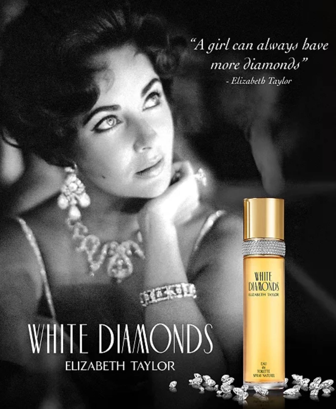 Elizabeth Taylor 
White Diamonds Eaux De Toilette 💛✔️