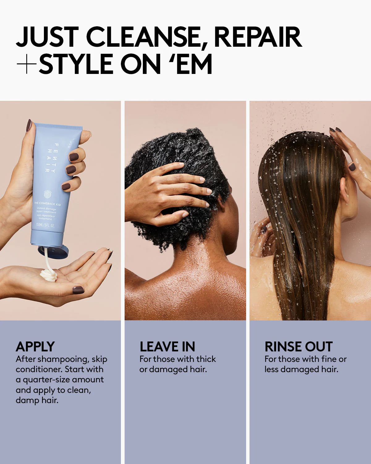 Fenty Hair Mini The Comeback Kid Instant Damage Repair Treatment ❤️