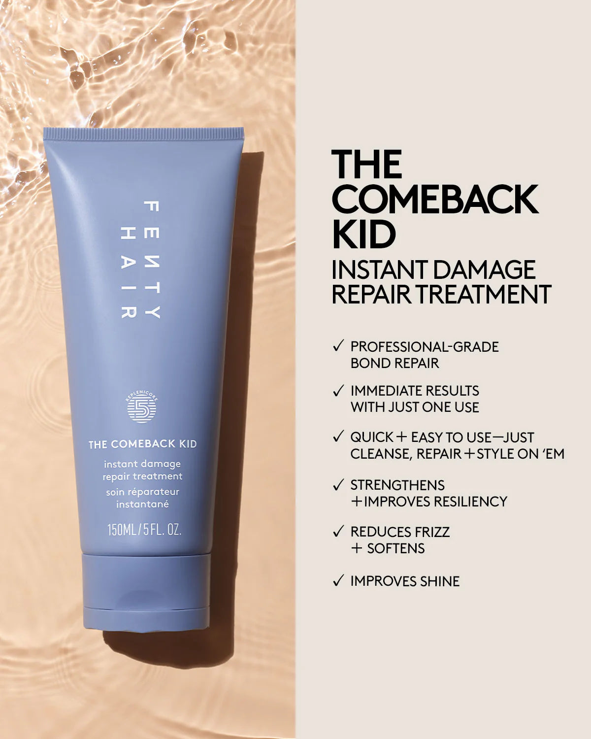 Fenty Hair Mini The Comeback Kid Instant Damage Repair Treatment ❤️
