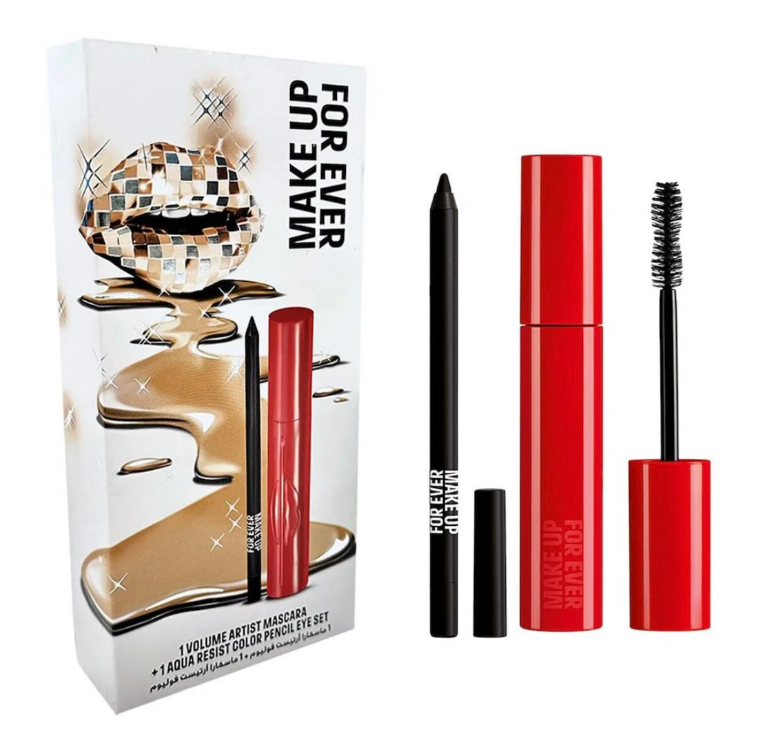 Make Up For Ever  
Volume Artist Mascara and Aqua Resist Color Pencil Eye Set 🤍