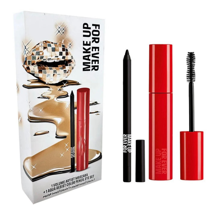 Make Up For Ever  
Volume Artist Mascara and Aqua Resist Color Pencil Eye Set 🤍