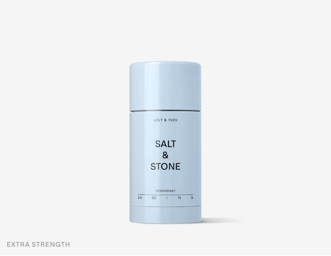 SALT & STONE  
Lily & Yuzu Aluminum-Free Extra-Strength Deodorant 🩵