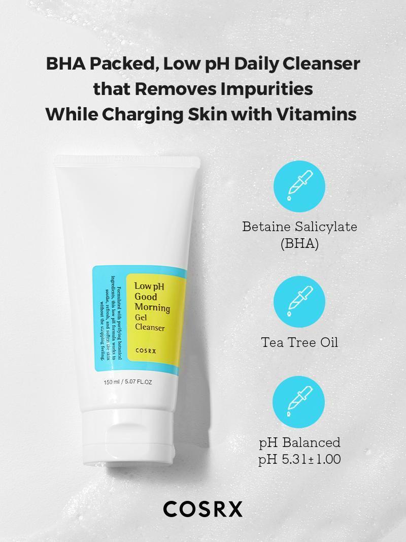 Cosrx Low pH Good Morning Gel Cleanser ❤️