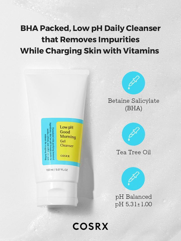 Cosrx Low pH Good Morning Gel Cleanser ❤️