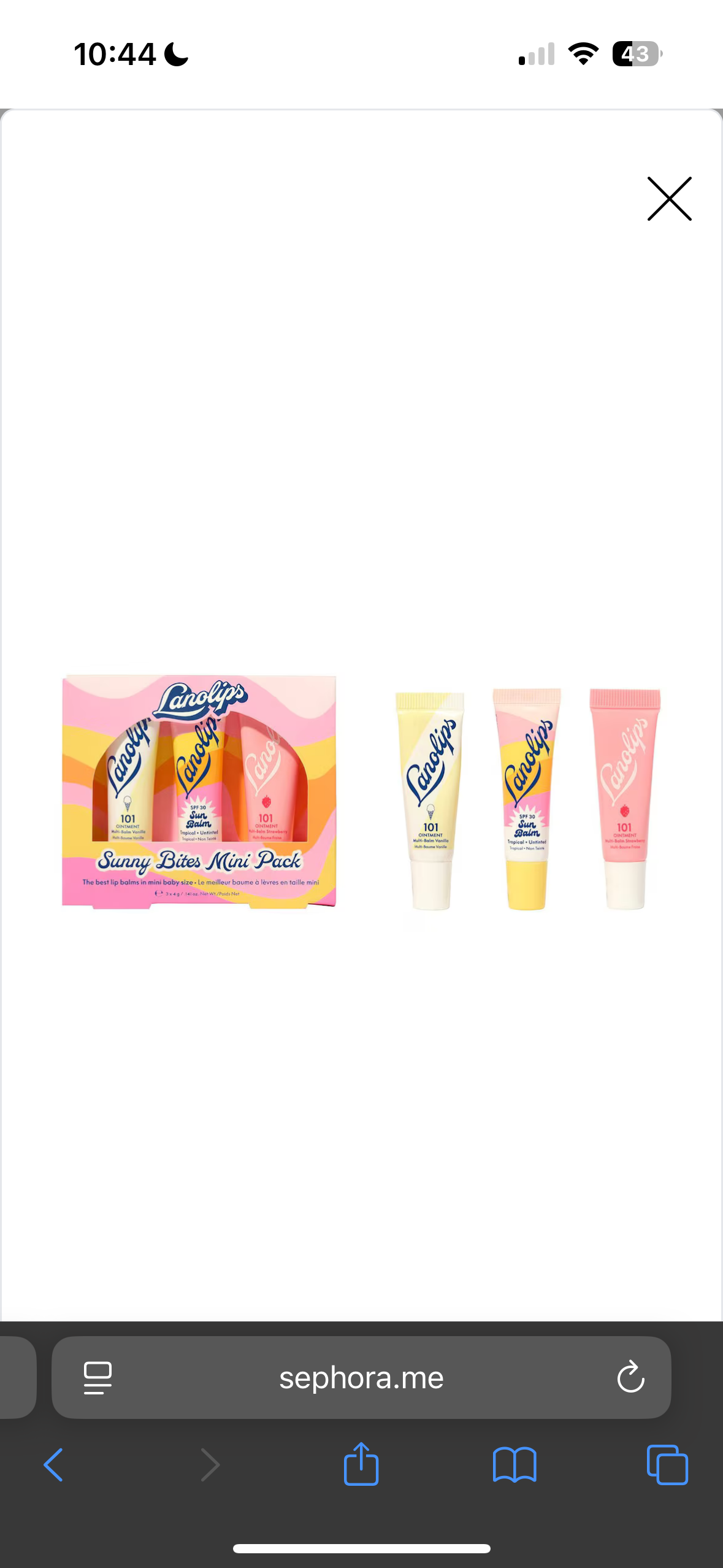 Lanolips 
Sunny Bites Mini Pack