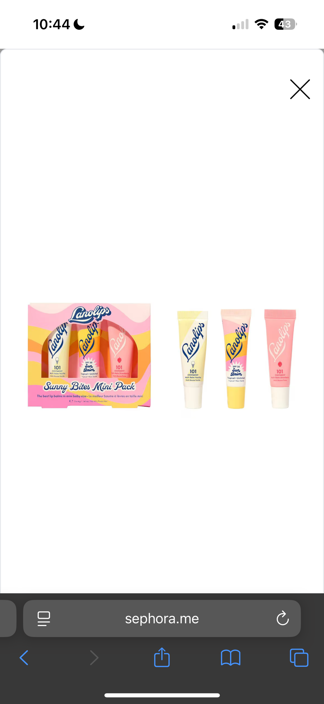 Lanolips 
Sunny Bites Mini Pack
