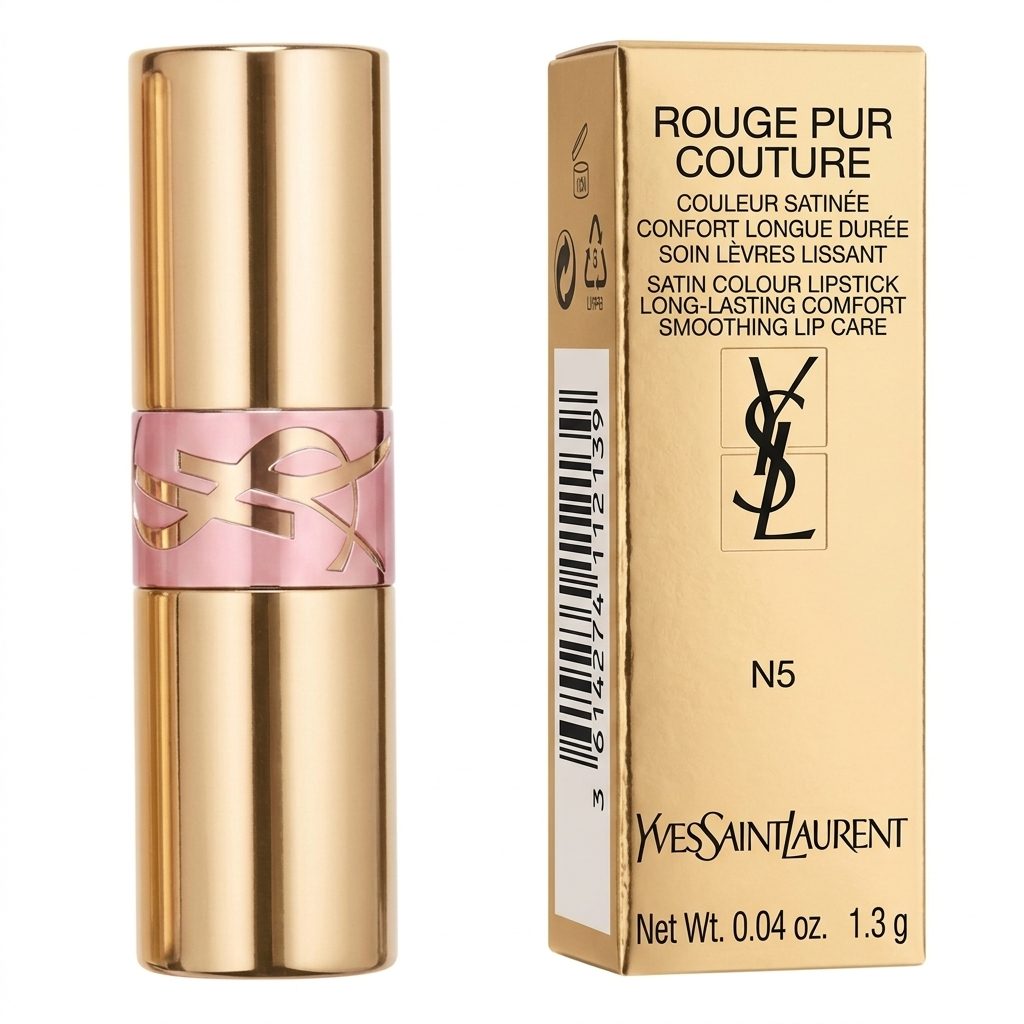 Yves Saint Laurent       
YSL ROUGE PUR COUTURE      
N5 TRIBUTE NUDE 🩷
