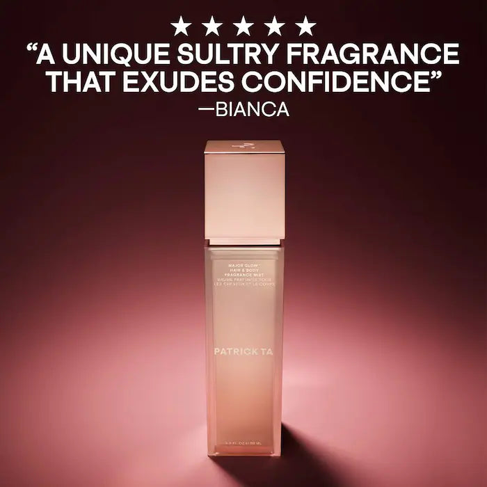 PATRICK TA 
Major Glow Hair & Body Fragrance Mist     
🤍🤍