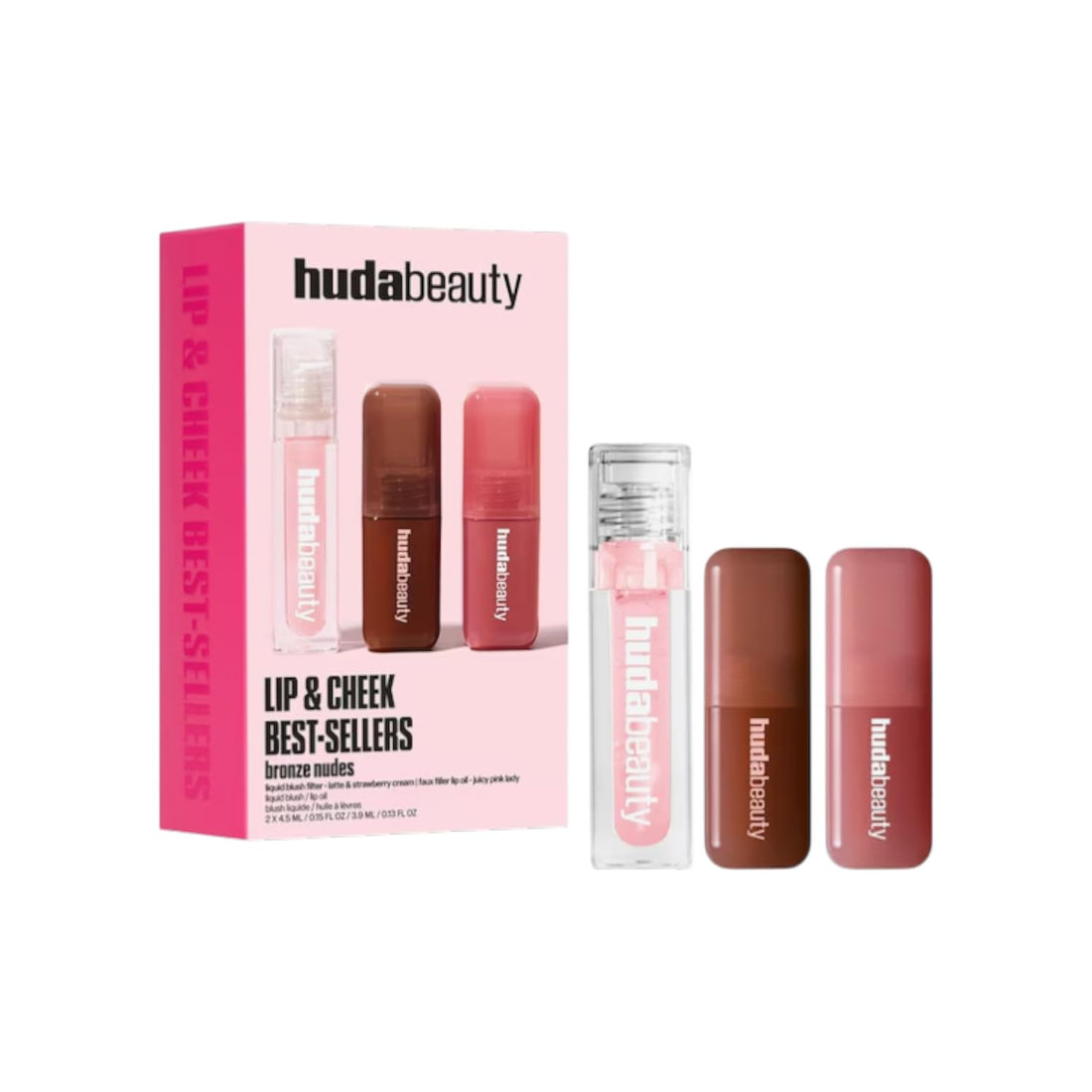 Huda Beauty      
Habibti Lip And Cheek Best Sellers Kit 💕