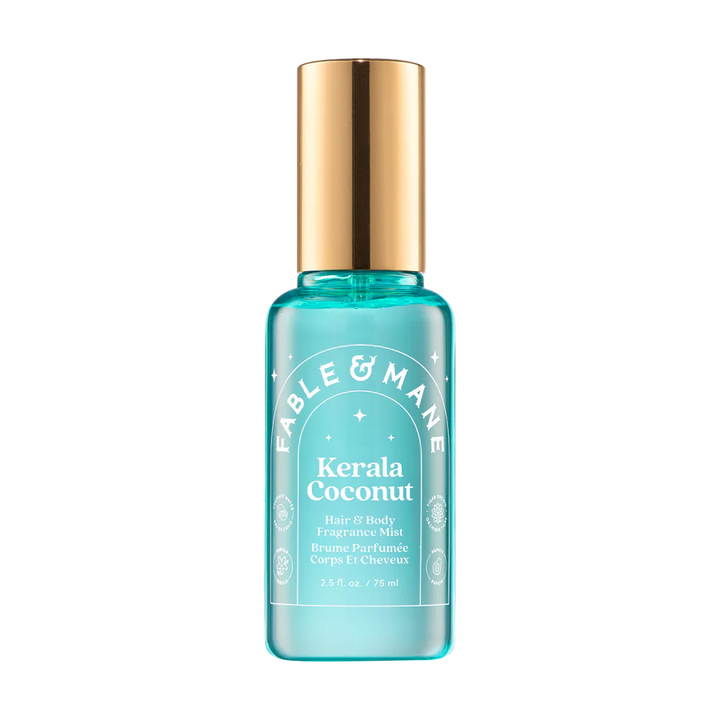 Fable & Mane  
Kerala Coconut Hair & Body Mist with Orchid + Vanilla 🩵