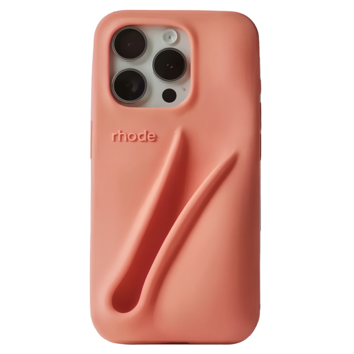 Rhode    
Iphone Peachy Pit Lip case ❤️