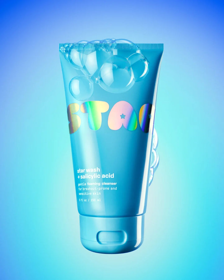 Starface Star     
Wash + Salicylic Acid face wash 🩵