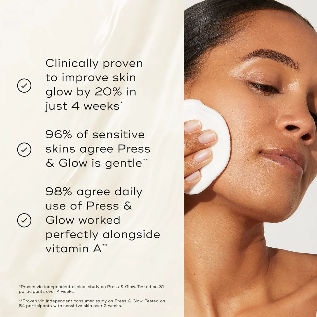 Medik8 
PRESS & GLOW®
Daily Exfoliating PHA Tonic with Enzyme Activator Toner 🤍
