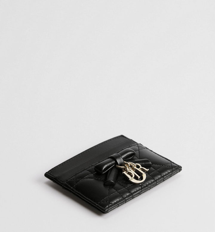 Dior 
Lady Dior Freesia Card Holder 🖤
