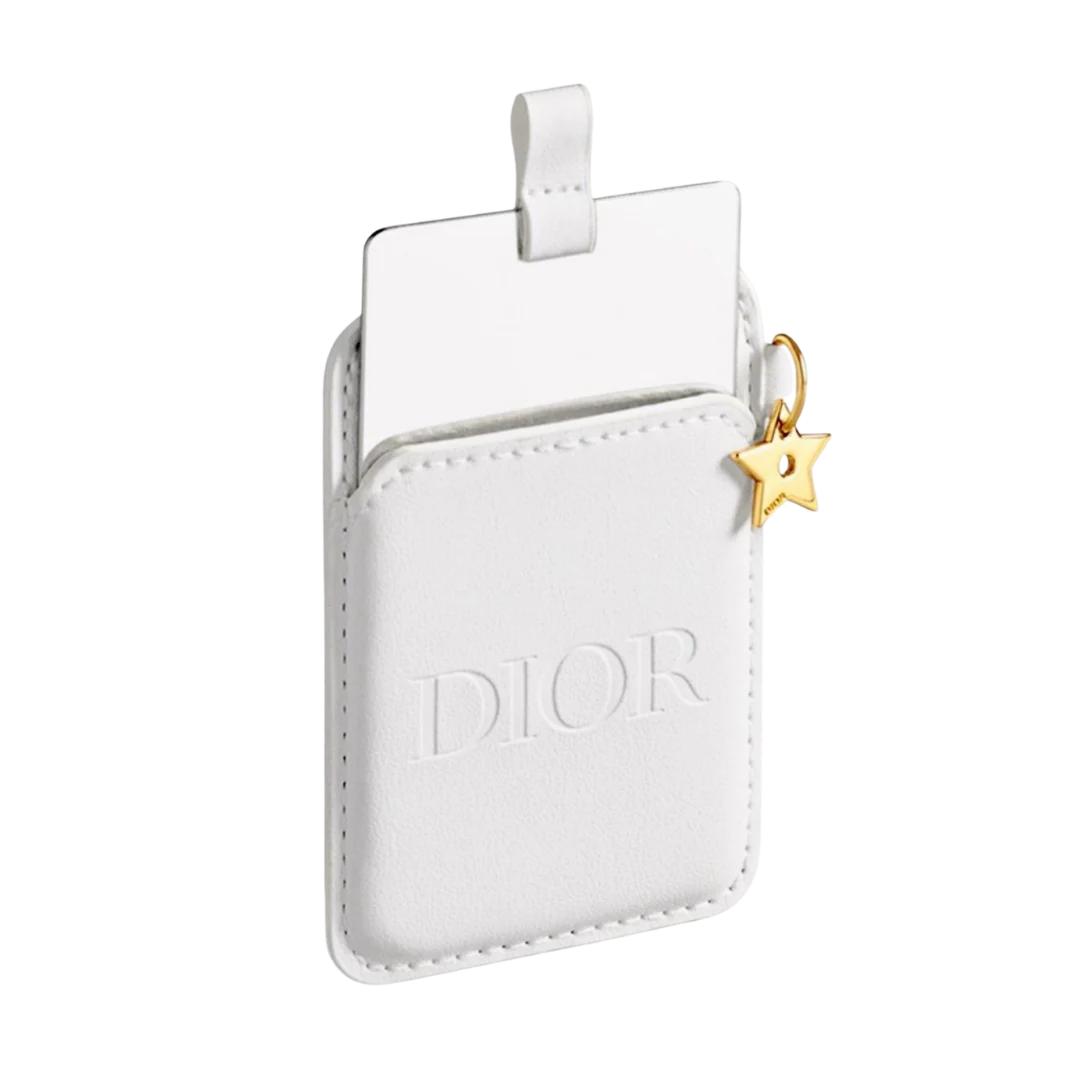 Dior Beauty  
Rouge Dior Mirror with Cardholder - White 🤍