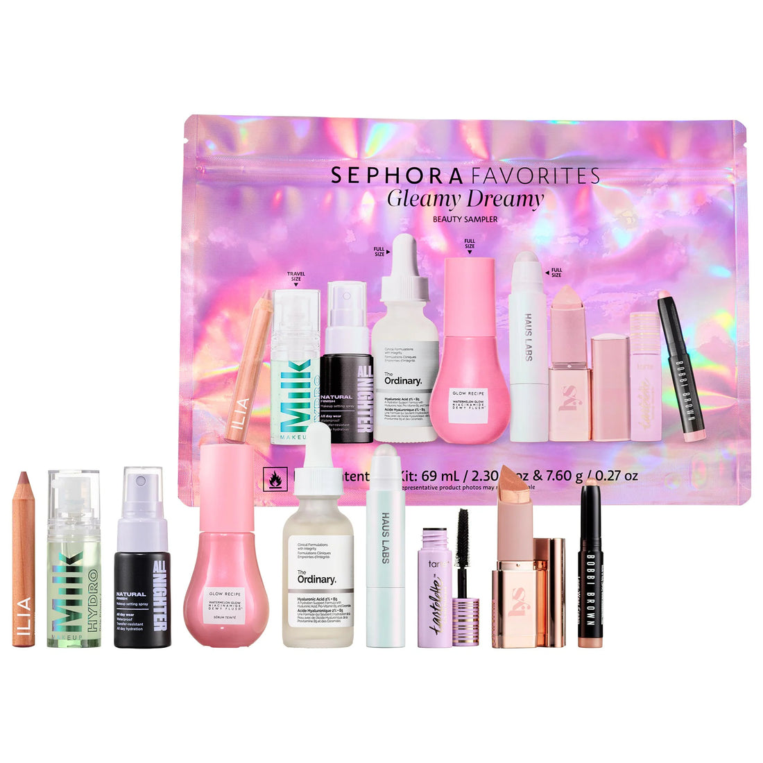 Sephora Favorites   
Gleamy Dreamy Makeup and Skincare value set 💕✔️