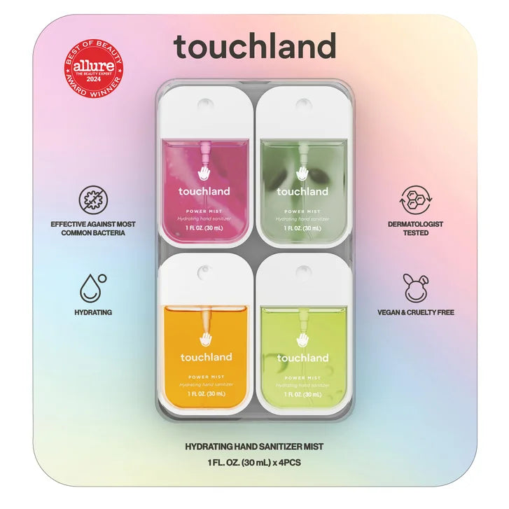 Touchland
Power Mist Hydrating Hand Sanitizer 4-Set ❤️