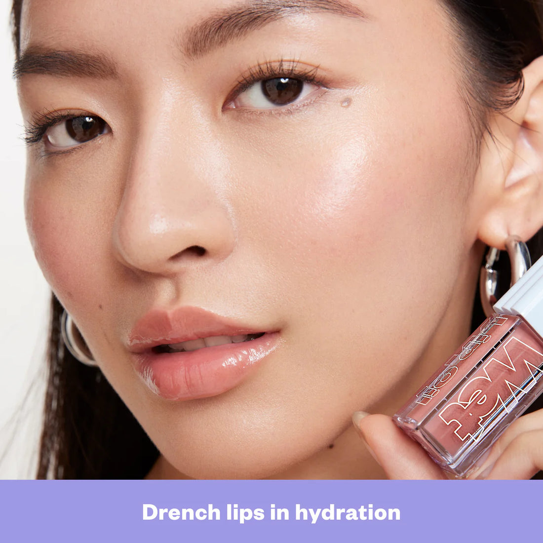 Kosas Wet
Lip Oil Gloss Plumping Peptide Lip Treatment Gloss-Unhook Creamy Rose Beige 🤍