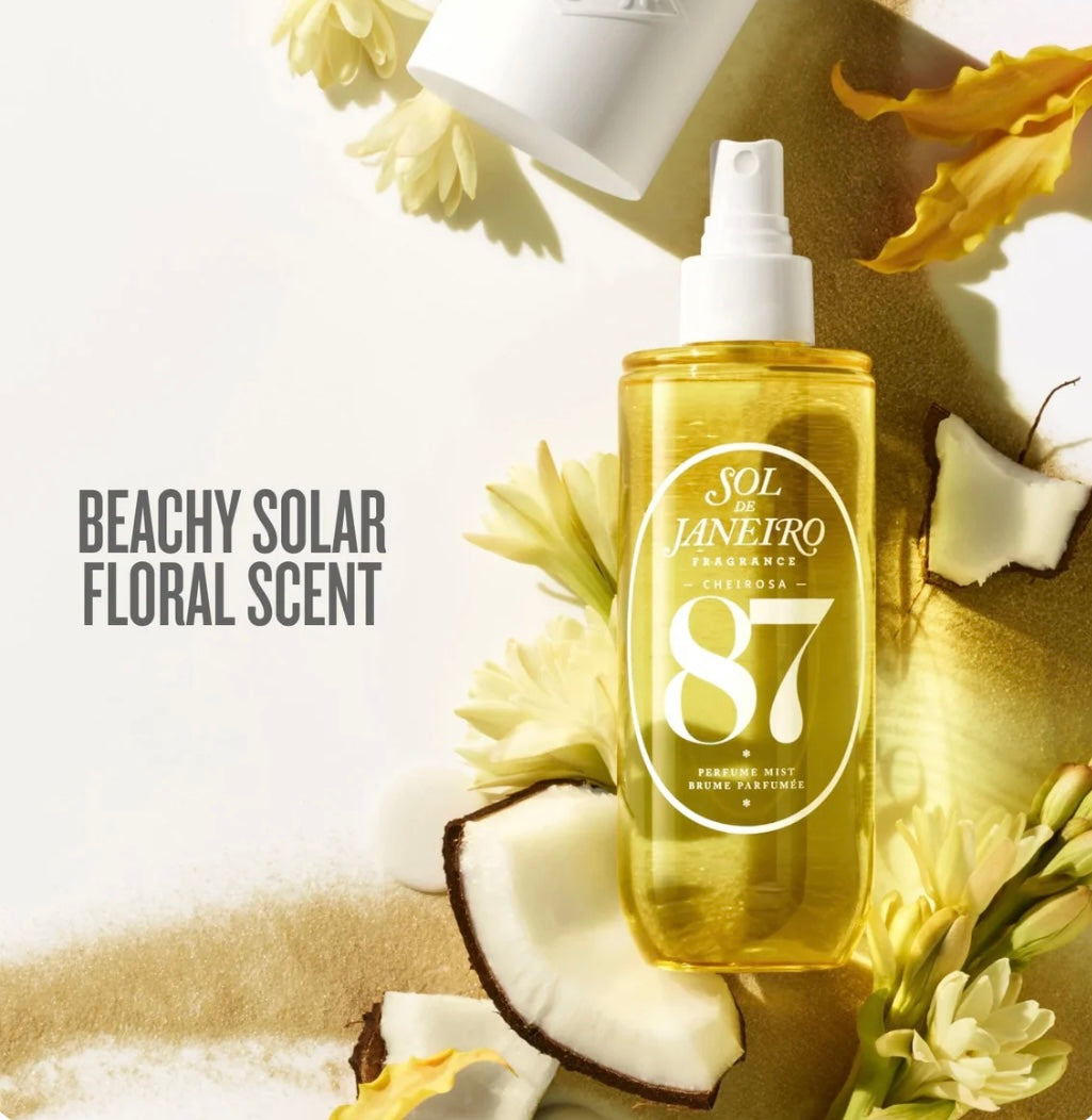 Sol De Janeiro    
CHEIROSA 87 RIO RADIANCE™ PERFUME MIST 💛