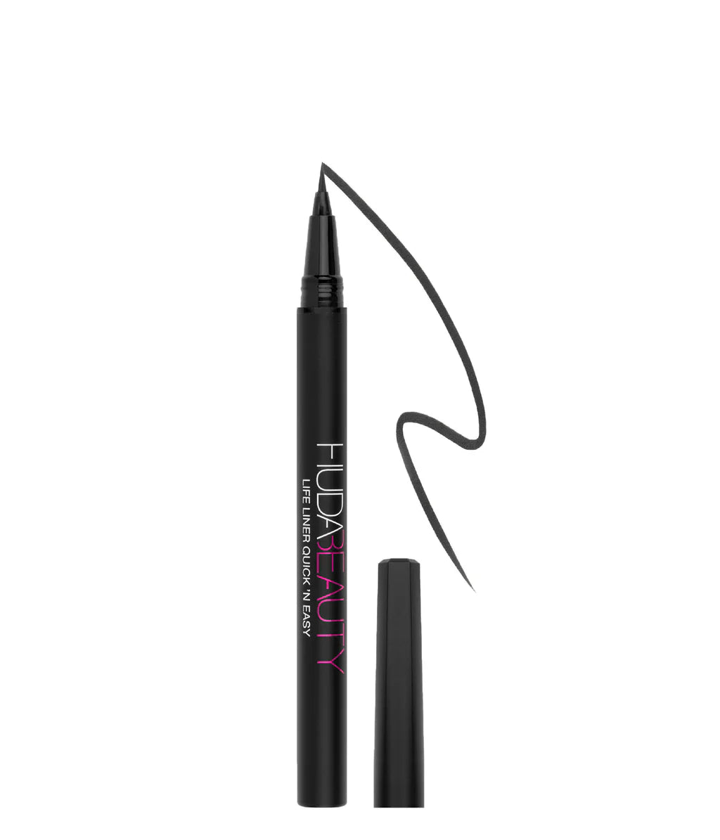 Huda Beauty 
Life Liner Quick ‘N Easy Precision Liquid Eye Liner - Very Vanta
Black 🖤
