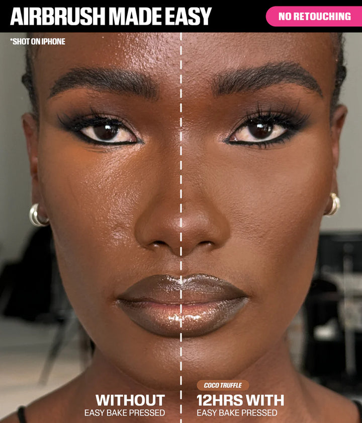 Huda Beauty      
Easy Bake Pressed Powder     
Coco Truffle 🤎