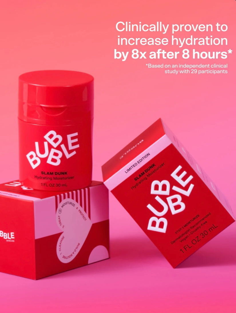 Bubble     
Slam Dunk: Red Edition Hydrating Moisturizer ❤️