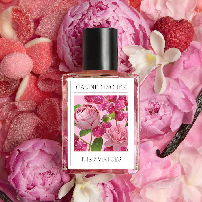 The 7 Virtues     
Mini Candied Lychee Eau de Parfum 🌸🌸