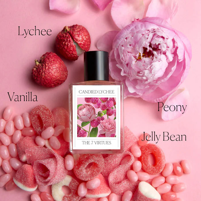 The 7 Virtues     
Mini Candied Lychee Eau de Parfum 🌸🌸