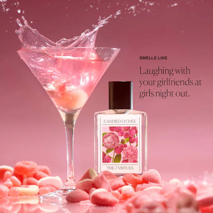 The 7 Virtues     
Mini Candied Lychee Eau de Parfum 🌸🌸