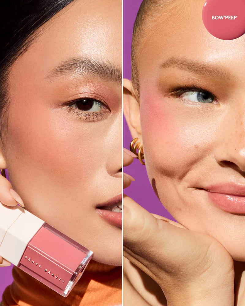 Fenty Beauty      
Shake ‘n Play Buildable Liquid Blush - Quit Wine’in — plum wine ❤️