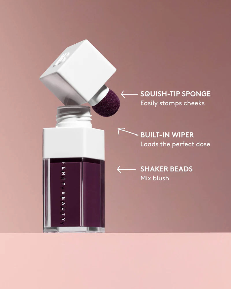 Fenty Beauty      
Shake ‘n Play Buildable Liquid Blush - Quit Wine’in — plum wine ❤️
