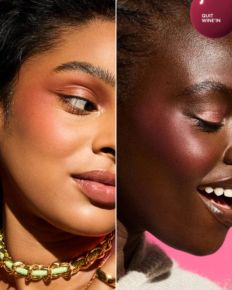 Fenty Beauty      
Shake ‘n Play Buildable Liquid Blush - Quit Wine’in — plum wine ❤️