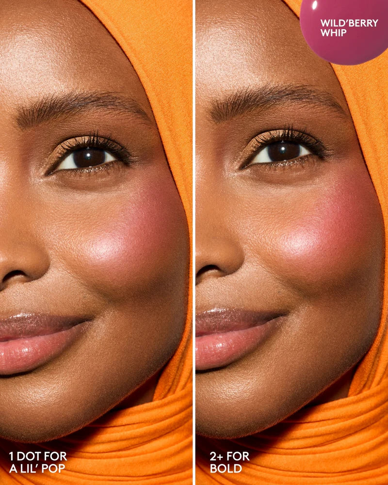 Fenty Beauty      
Shake ‘n Play Buildable Liquid Blush - Quit Wine’in — plum wine ❤️