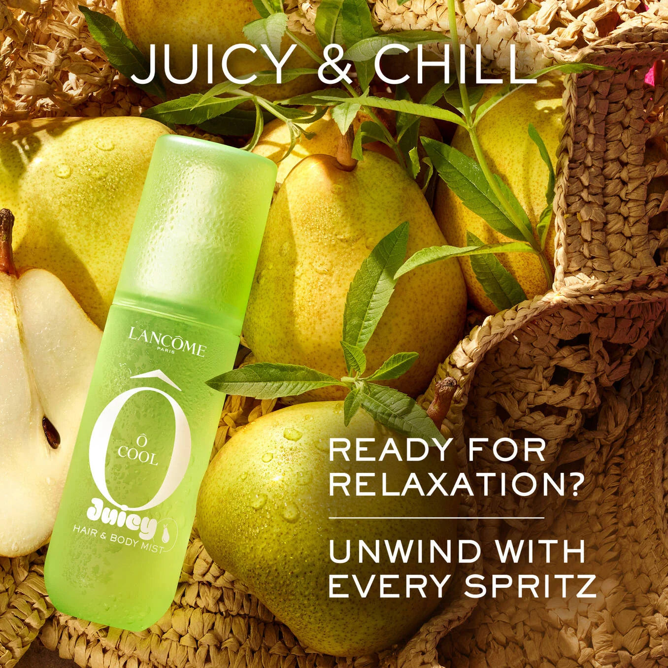 Lancôme      
Ô Cool Juicy Hair & Body Mist 💚