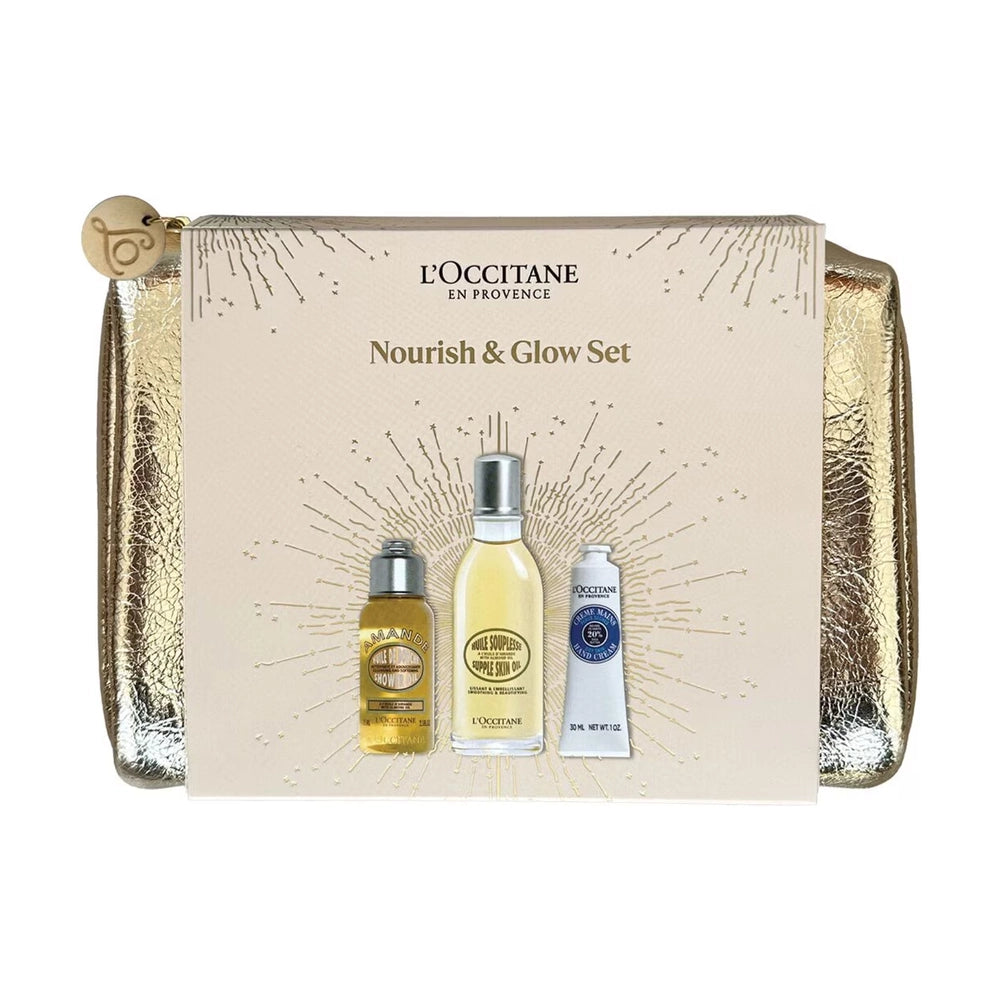 L’occitane      
Nourish & Glow Set💛