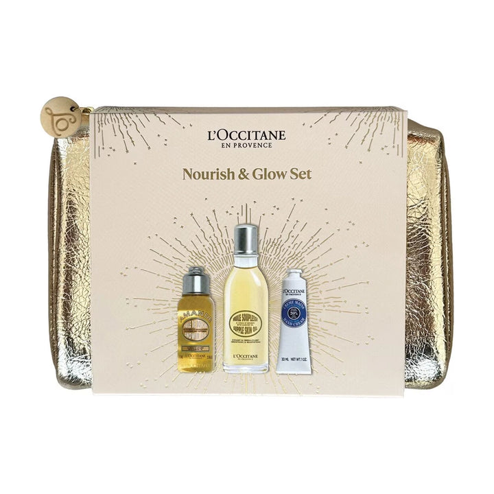 L’occitane      
Nourish & Glow Set💛