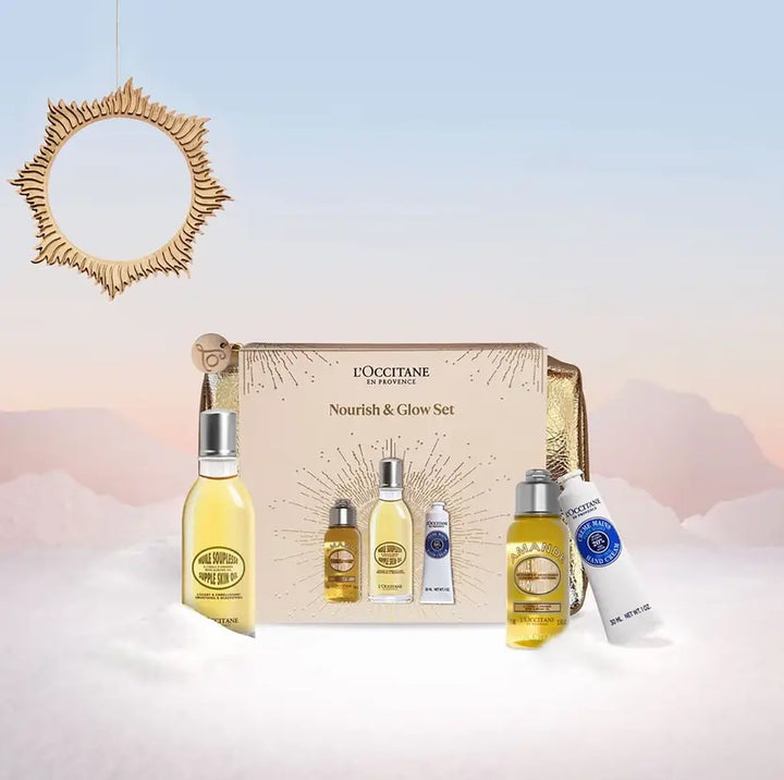L’occitane      
Nourish & Glow Set💛