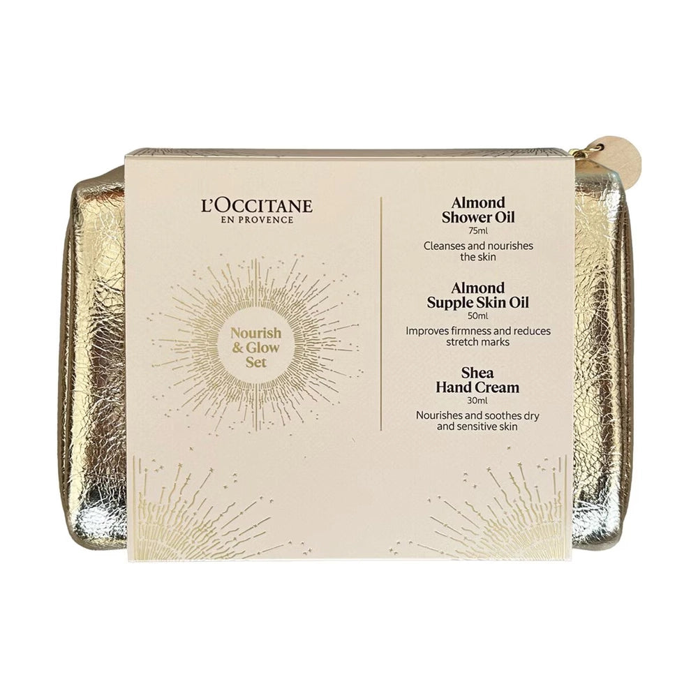 L’occitane      
Nourish & Glow Set💛